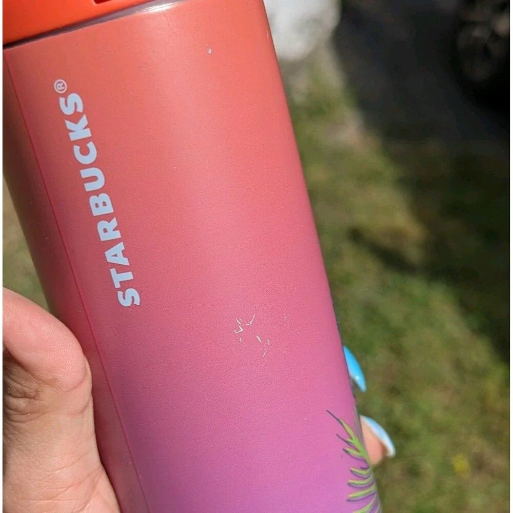 Starbucks 2020 Hawaii Exclusive Ombre Tropical‎ Fruit Stainless Steel Tumbler